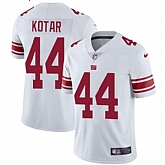 Nike Men & Women & Youth Giants 44 Doug Kotar White NFL Vapor Untouchable Limited Jersey,baseball caps,new era cap wholesale,wholesale hats